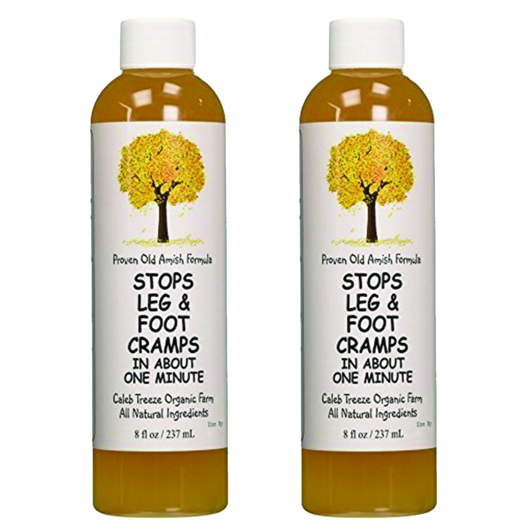 Caleb Treeze Organic Farm Stops Leg And Foot Cramps, 8 Fl Oz
