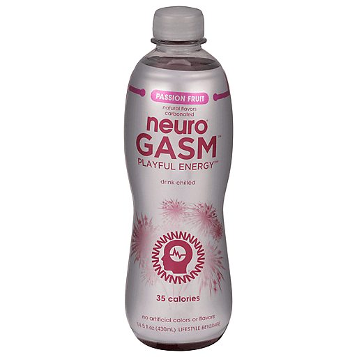 Neuro Gasm Playful Energy Passion Fruit Lifestyle Beverage 14.5 Fl Oz
