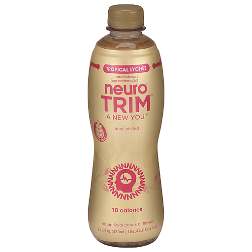 Neuro Lifestyle Beverage, Tropical Lychee, A New You, Trim 14.5 Fl Oz