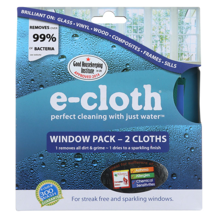 E-Cloth 2-Pc. Window Cleaning Pack, Green