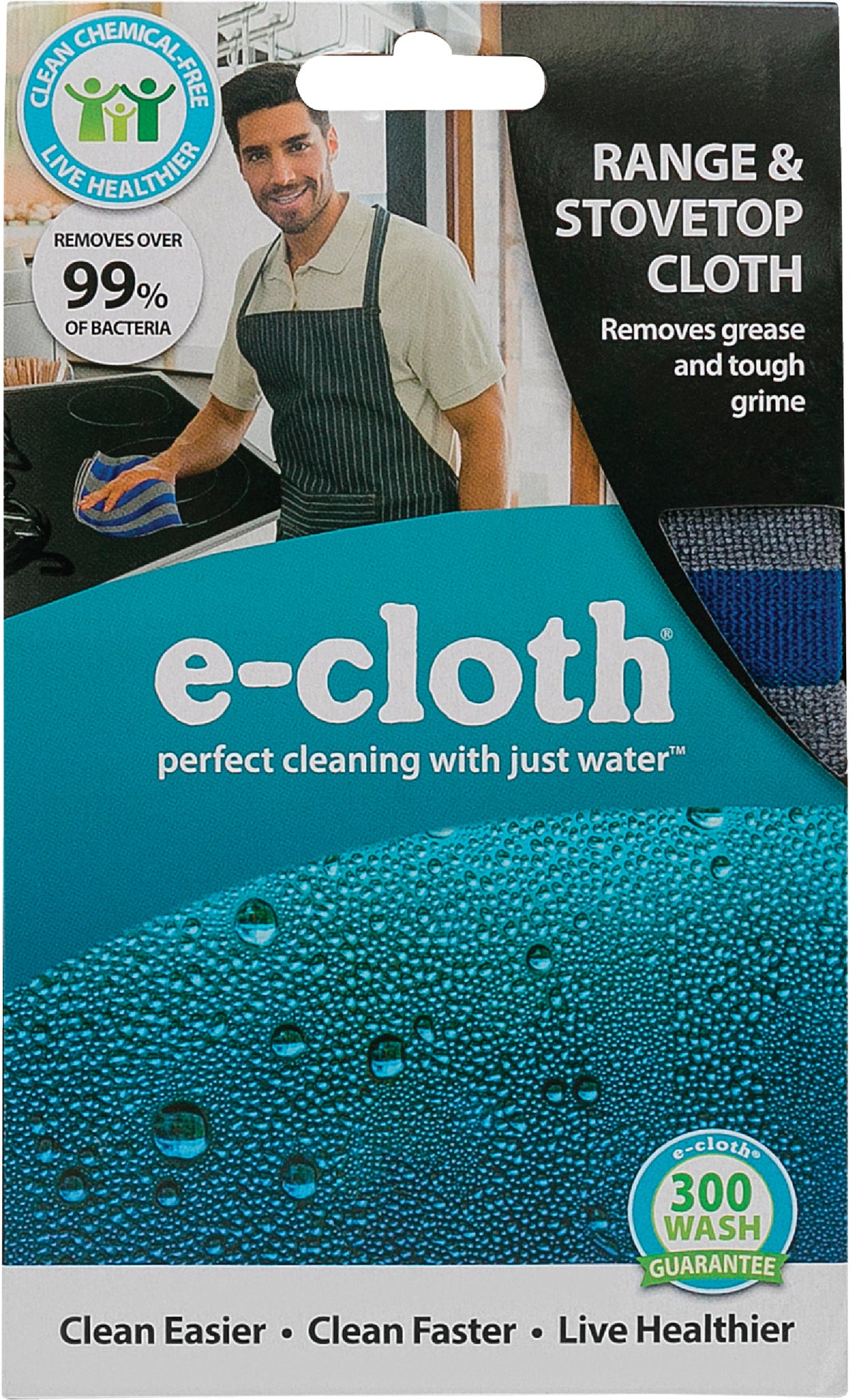 E-Cloth Range And Stovetop Cleaning