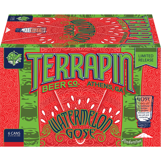 Terrapin Watermelon Gose 6 Pack 12 Fl. Oz. Aluminum Can 4.5% ABV