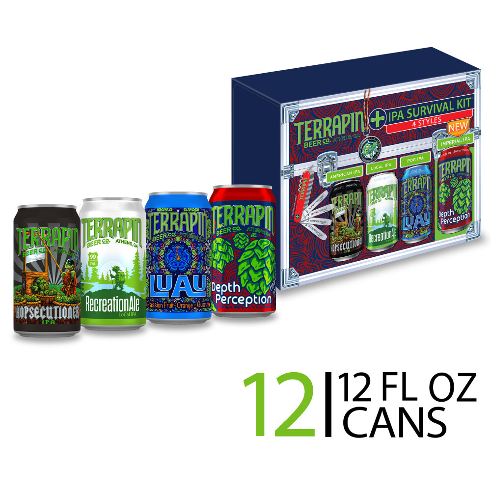 Terrapin Beer Co. IPA Survivial Kit Variety Pack - 12pk/12 Fl Oz Cans