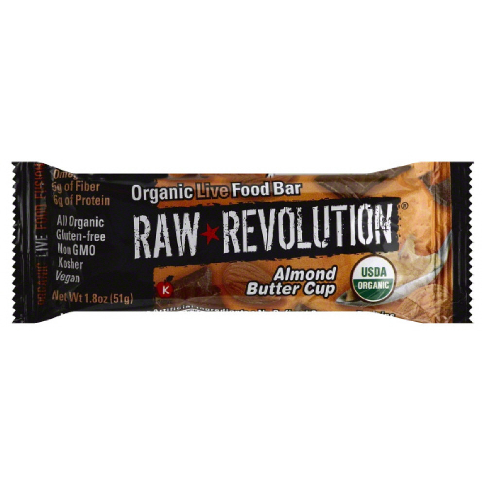 Raw Revolution Organic Live Food Bar Almond Butter Cup