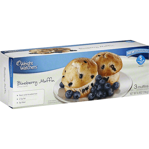 Weight Watchers Muffins, Blueberry