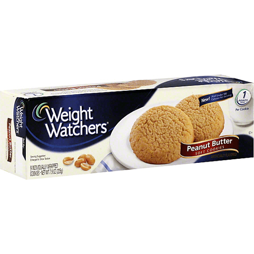 Weight Watchers Cookies, Soft, Peanut Butter