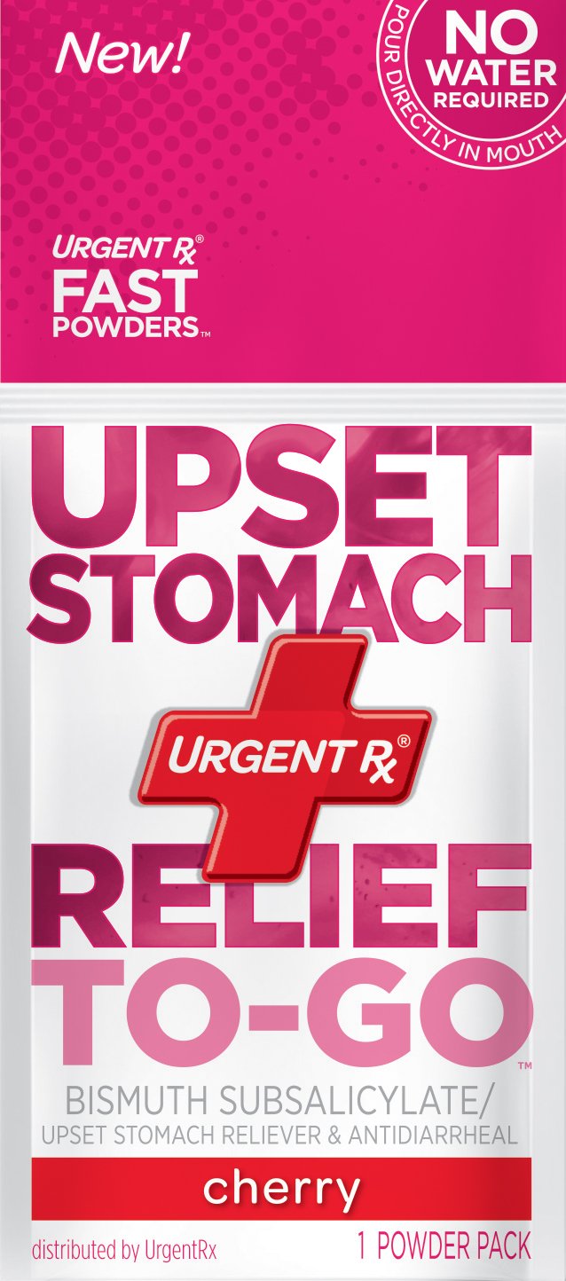 UrgentRx Upset Stomach Relief To-Go, Cherry