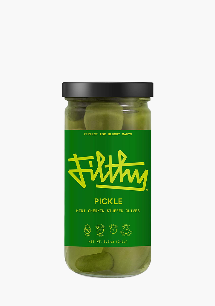 Filthy Food Pickle Stuffed Olives – Premium Cocktail Garnish