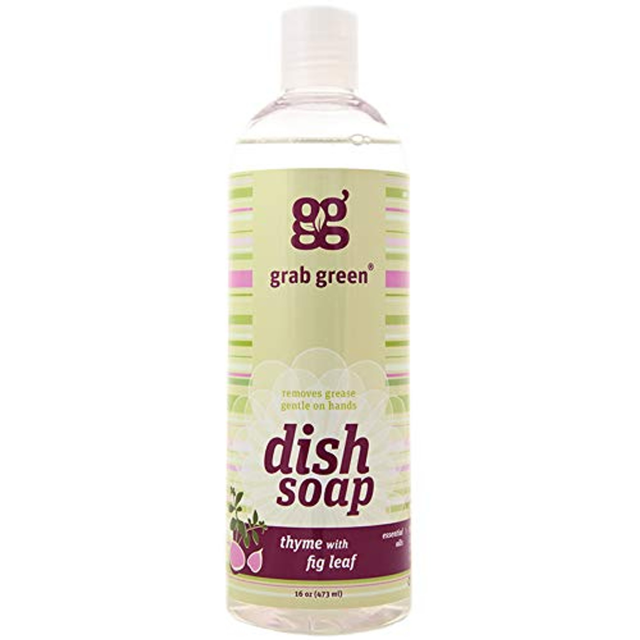 Grab Green Liquid Dish Soap Thyme With Fig Leaf - 16 Oz