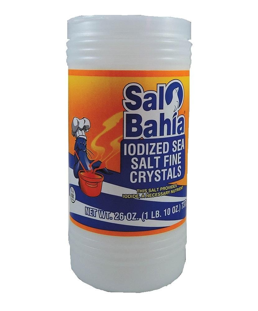 Sal Bahia Iodized Fine Sea Salt 26oz