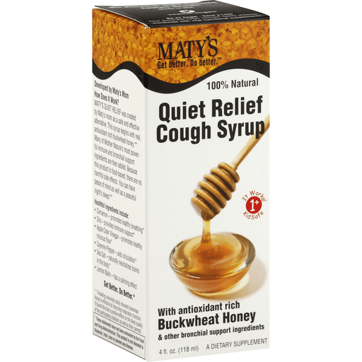 Maty's Quiet - Relief Cough Syrup, All Natural