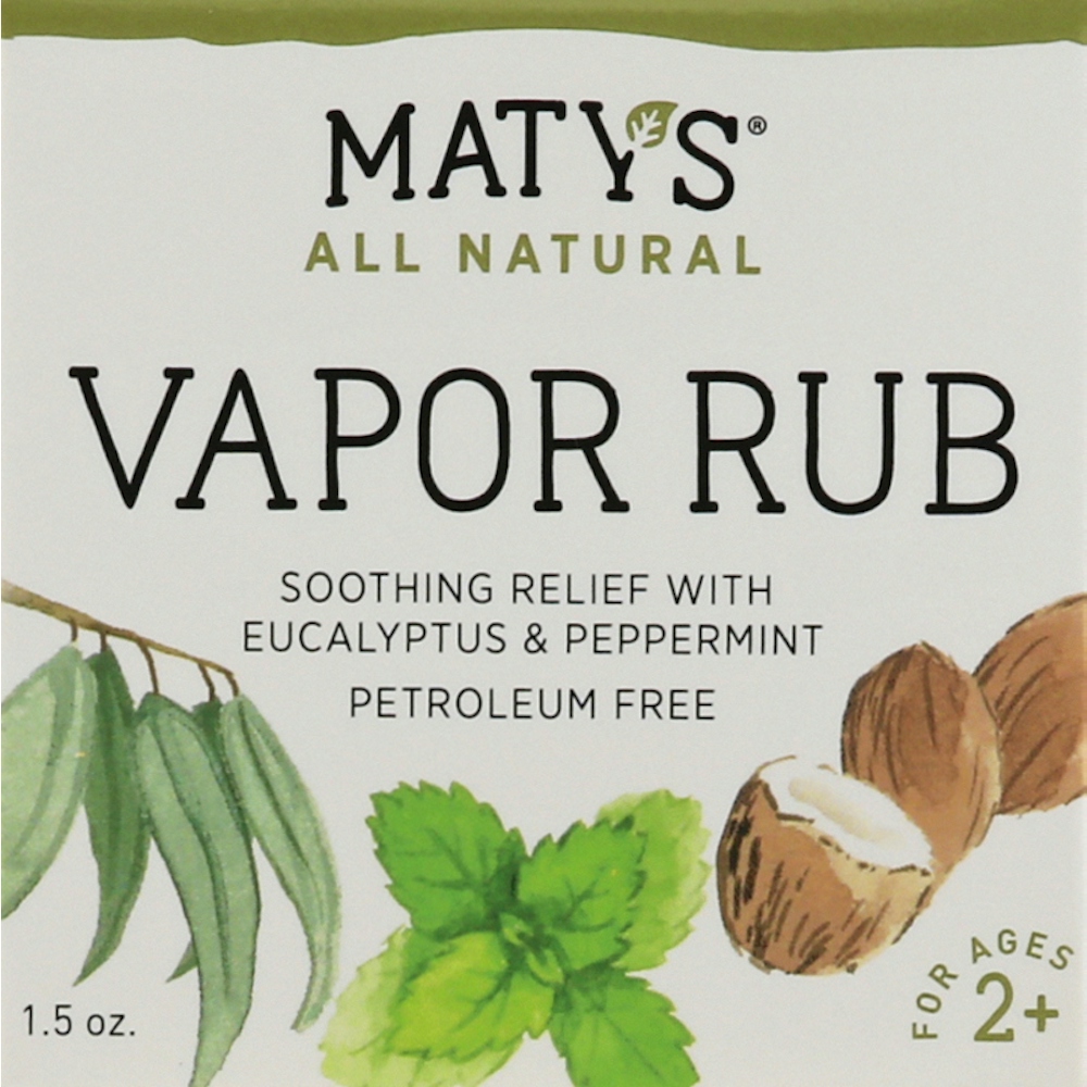 Maty's All Natural Vapor Rub - 1.5oz