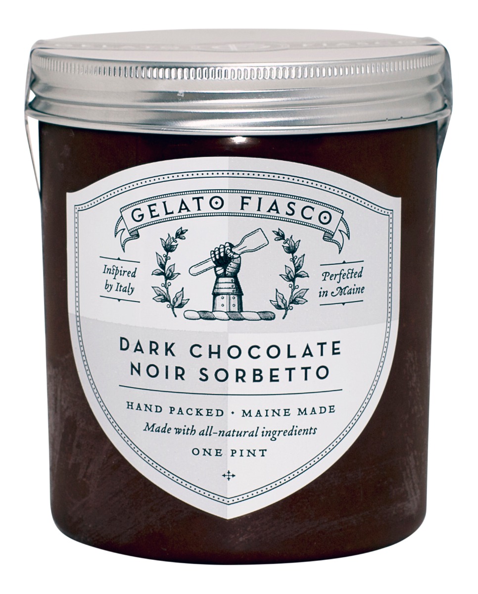 Gelato Fiasco Dark Chocolate Noir Sorbetto 16 Oz