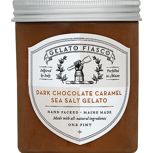 Gelato Fiasco Dark Chocolate Caramel Sea Salt 1 Pt