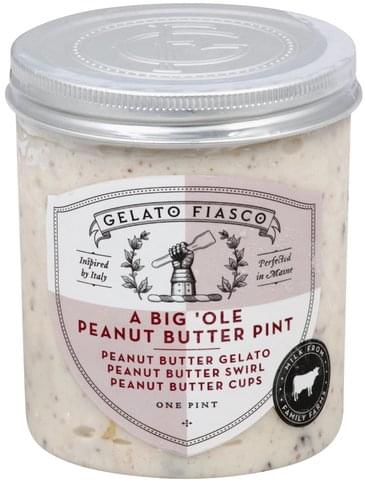 Gelato Fiasco A Big 'Ole Peanut Butter Pint 1 Pt