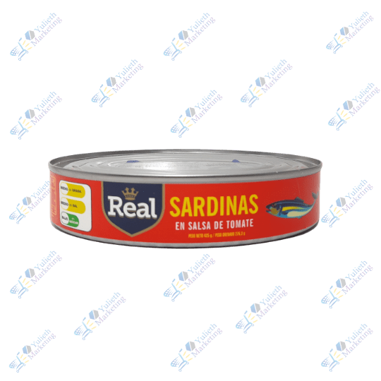 Real Sardina En Salsa De Tomate Ovalada 425 Gr