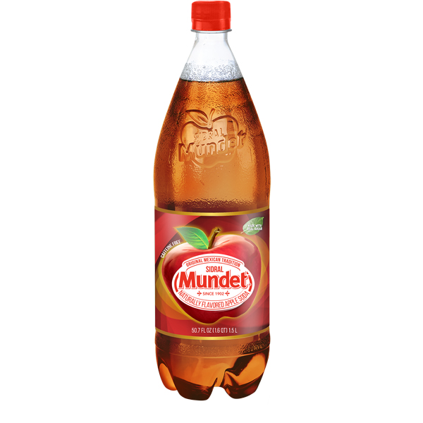 Sidral Mundet Apple Soda - 52.9 Fl Oz Bottle
