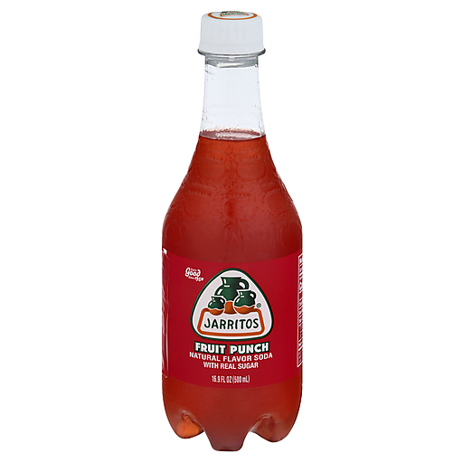 Jarritos Fruit Punch Soda 16.9 Fl Oz