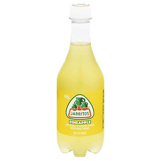 Jarritos Soda, Pineapple 16.9 Oz