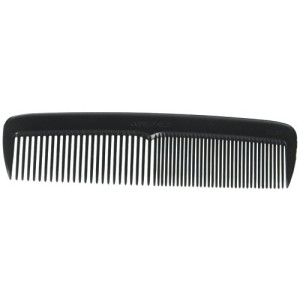 Ameliana Hair Comb 5" Pocket Size Unbreakable, 72 Piece In A Jar, Black
