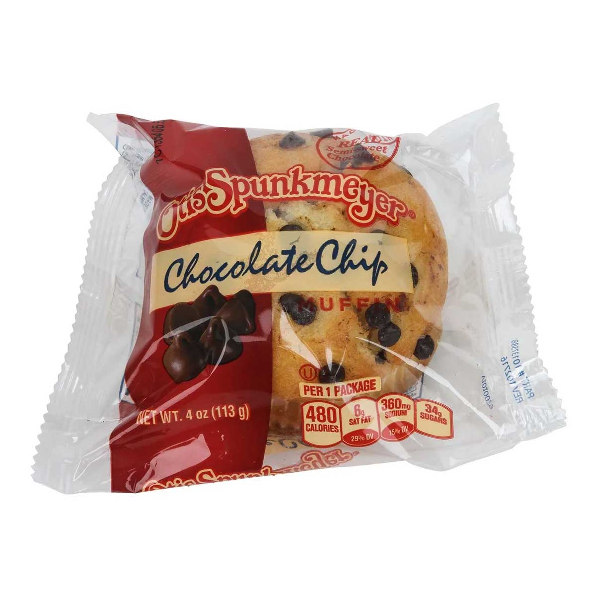 Otis Spunkmeyer Muffin, Chocolate Chip 4 Oz