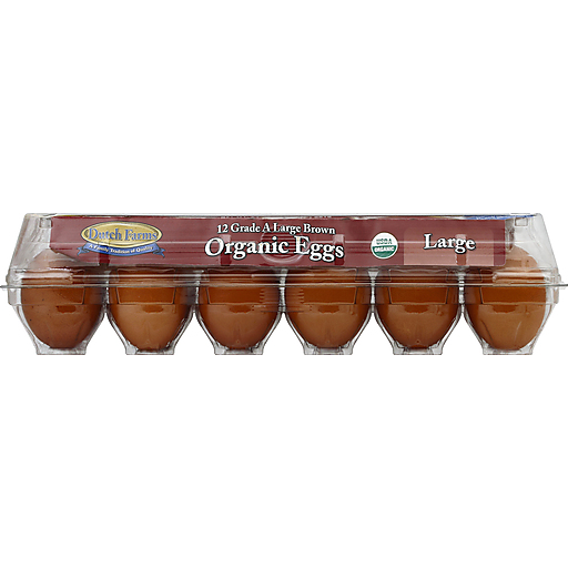 Dutch Farms Grade A Large Brown Organic Eggs
