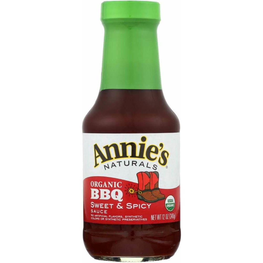 Annie's Naturals Organic Gluten Free Sweet & Spicy BBQ Sauce 12 Oz