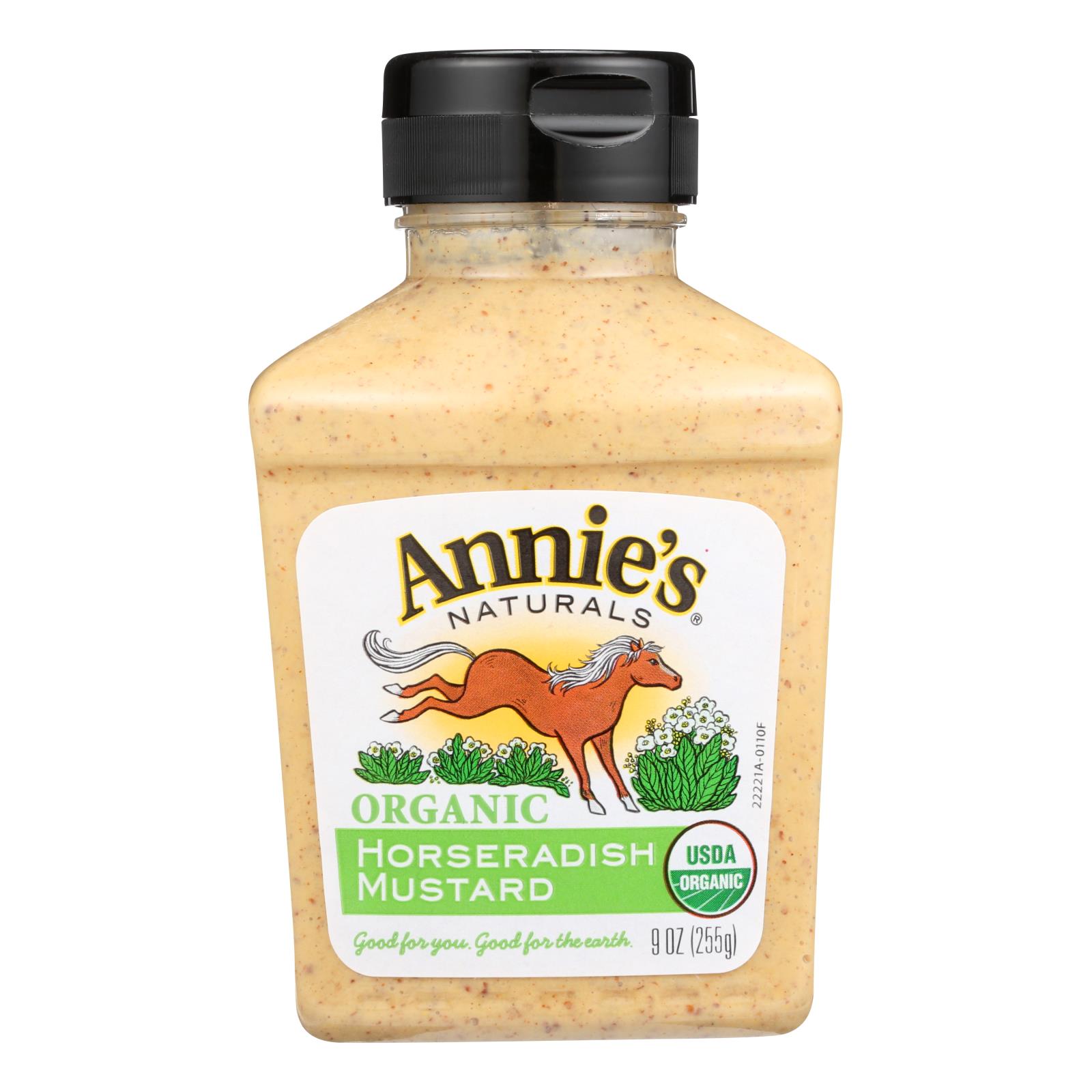Annie's Naturals Organic Horseradish Mustard - 9oz