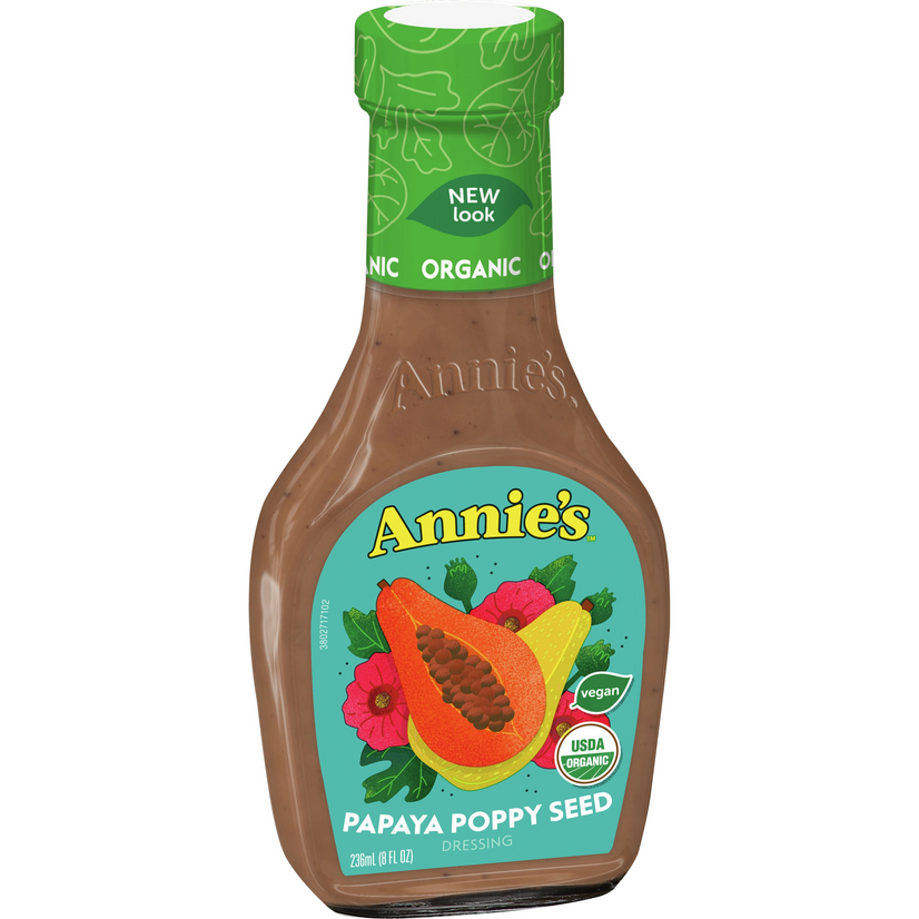 Annie's Naturals Dressing - Organic Papaya Poppy Seed 8.00 Fl Oz