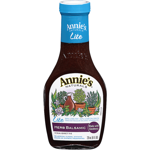 Annie's Naturals Lite Herb Balsamic Vinaigrette 8 Fl. Oz. Bottle