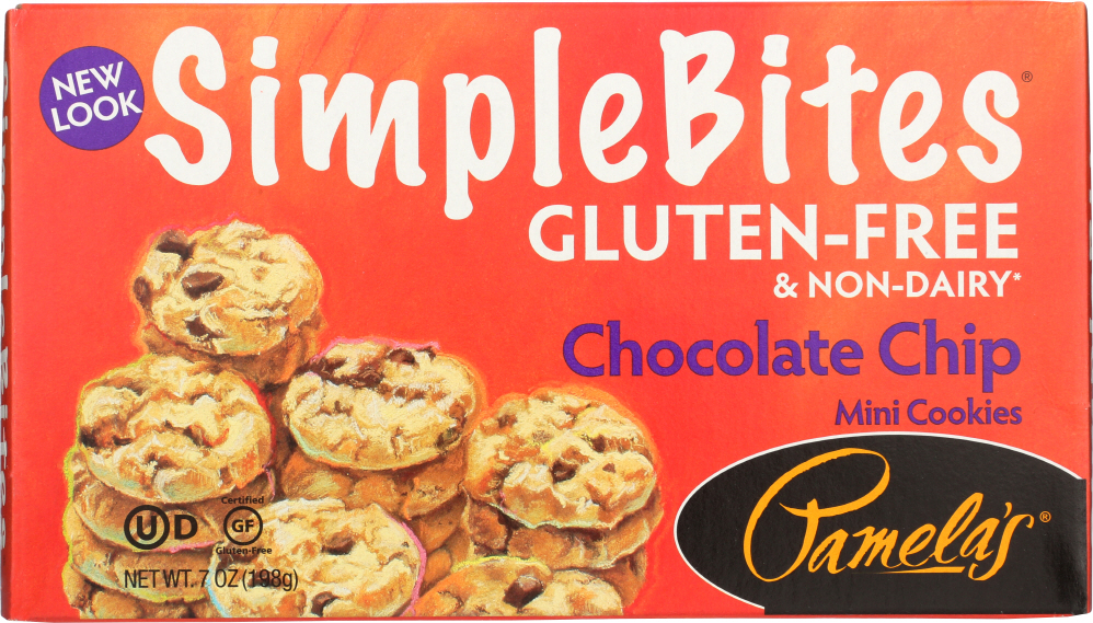 Pamela's Simple Bites Cookies, Mini, Chocolate Chip