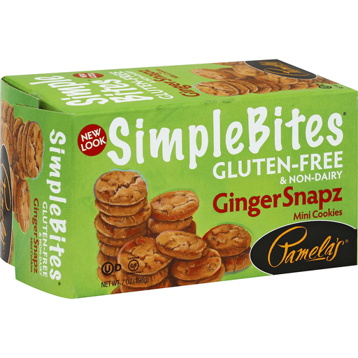 Pamela's Simple Bites Cookies, Mini, Ginger Snapz