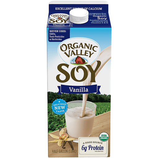 Organic Valley Vanilla Soy Beverage 64 Oz. Carton