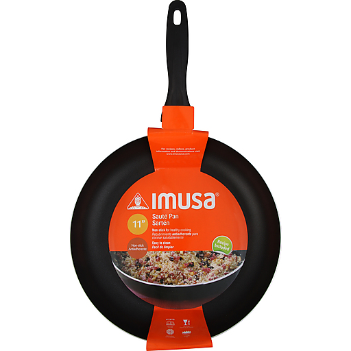 Imusa Chef Line Saute Pan, 11 Inch