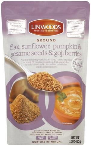 Linwoods Flax, Sunflower, Pumpkin & Sesame Seeds & Goji Berries, Ground