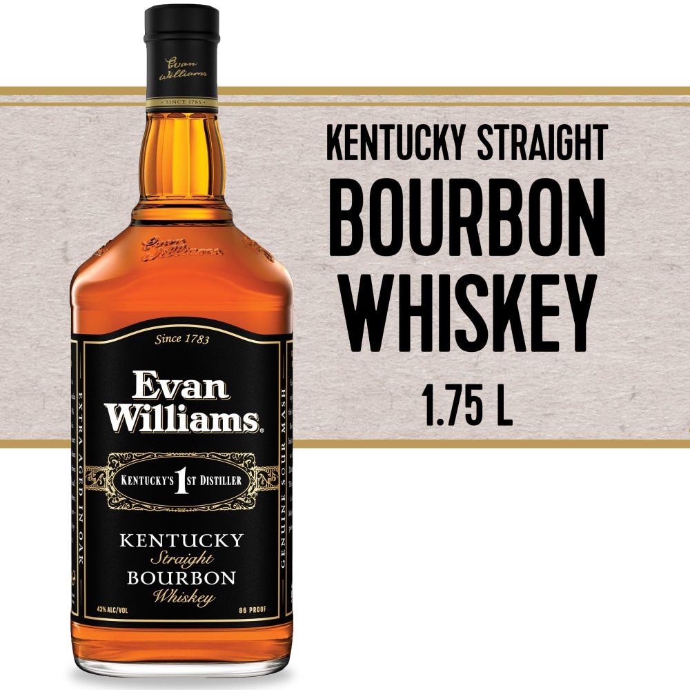 Evan Williams Black Label Kentucky Straight Bourbon Whiskey