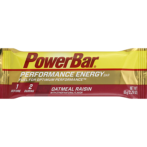 PowerBar Performance Oatmeal Raisin Flavor Energy