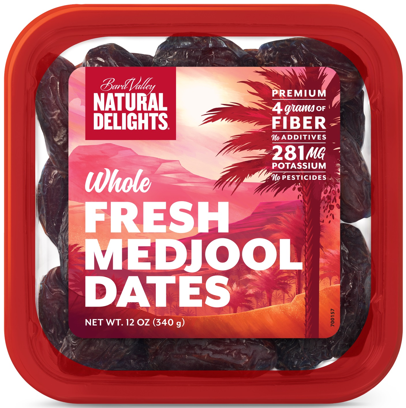 Natural Delights Bard Valley Whole Fresh Medjool Dates - 12 Ounce