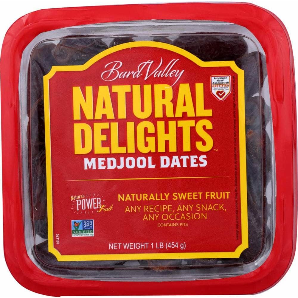 Natural Delights Bard Valley Whole, Fresh Medjool Dates - 1 Lb