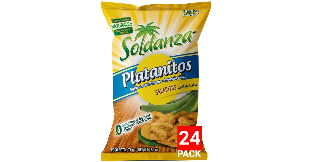 Soldanza Ripe Plantain Chips 50g