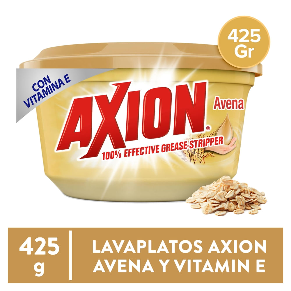 Axion Lavaplatos Axión Avena Y Vitamina E Pasta - 425g