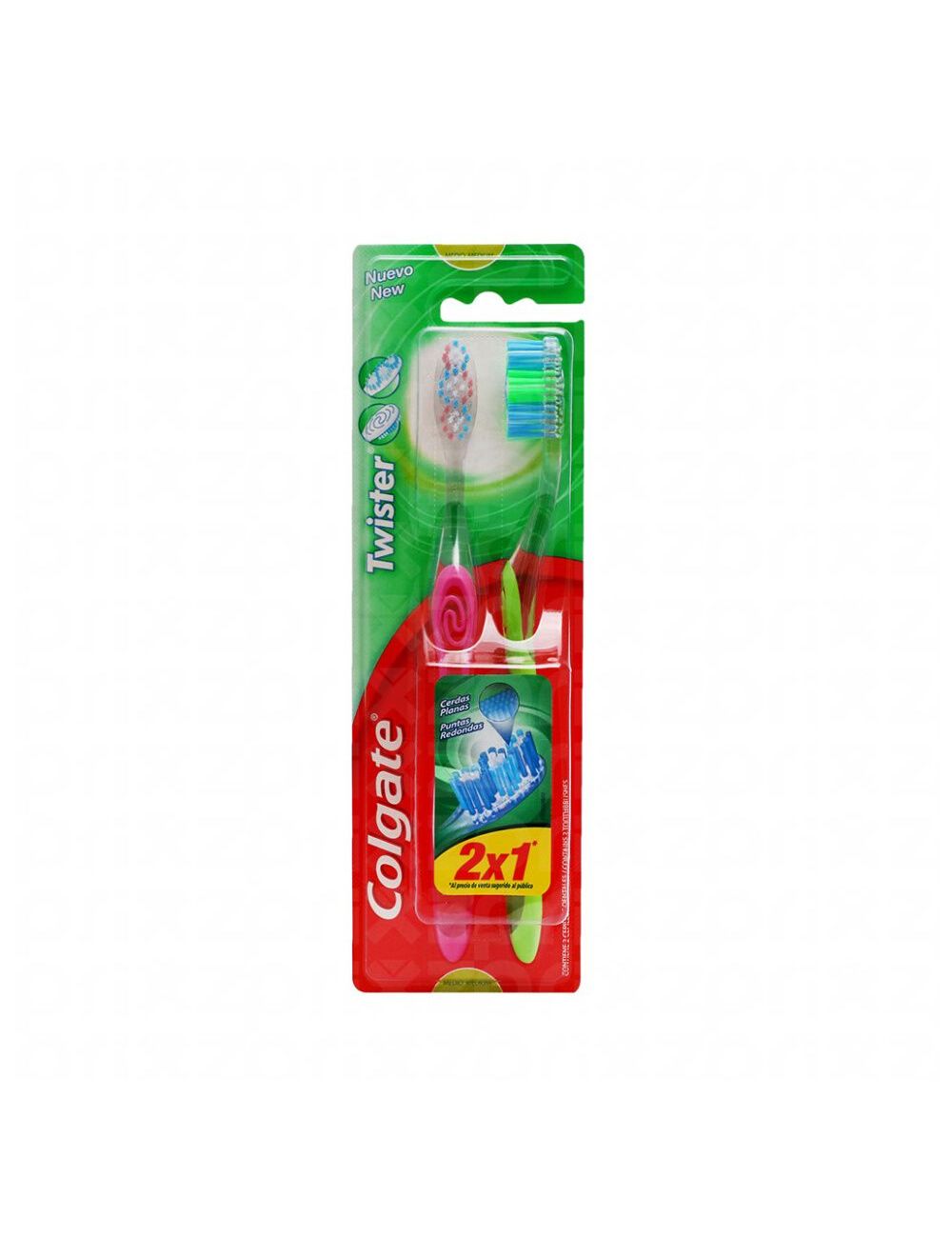 Colgate-Palmolive Company Cepillo Dental Plus Twister Mediano Caja Con 1 Pieza