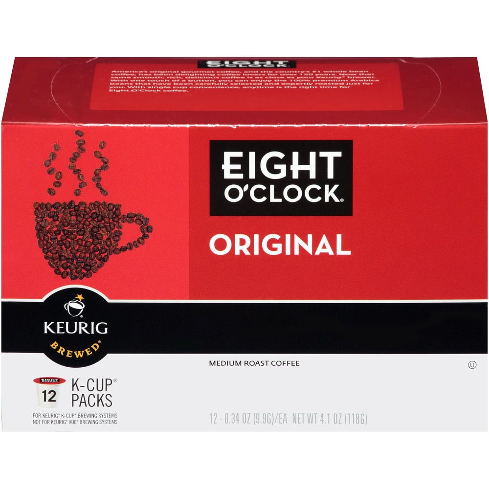 Eight O' Clock Coffee, Medium Roast, The Original, K Cup Pods