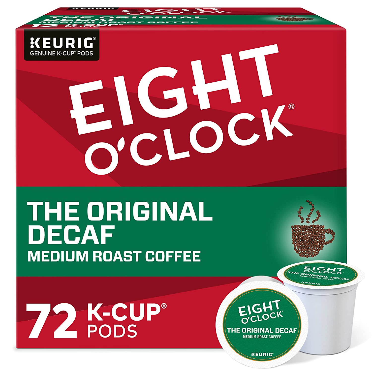 Eight O' Clock O'Clock The Original Decaf Coffee K-Cup Pods