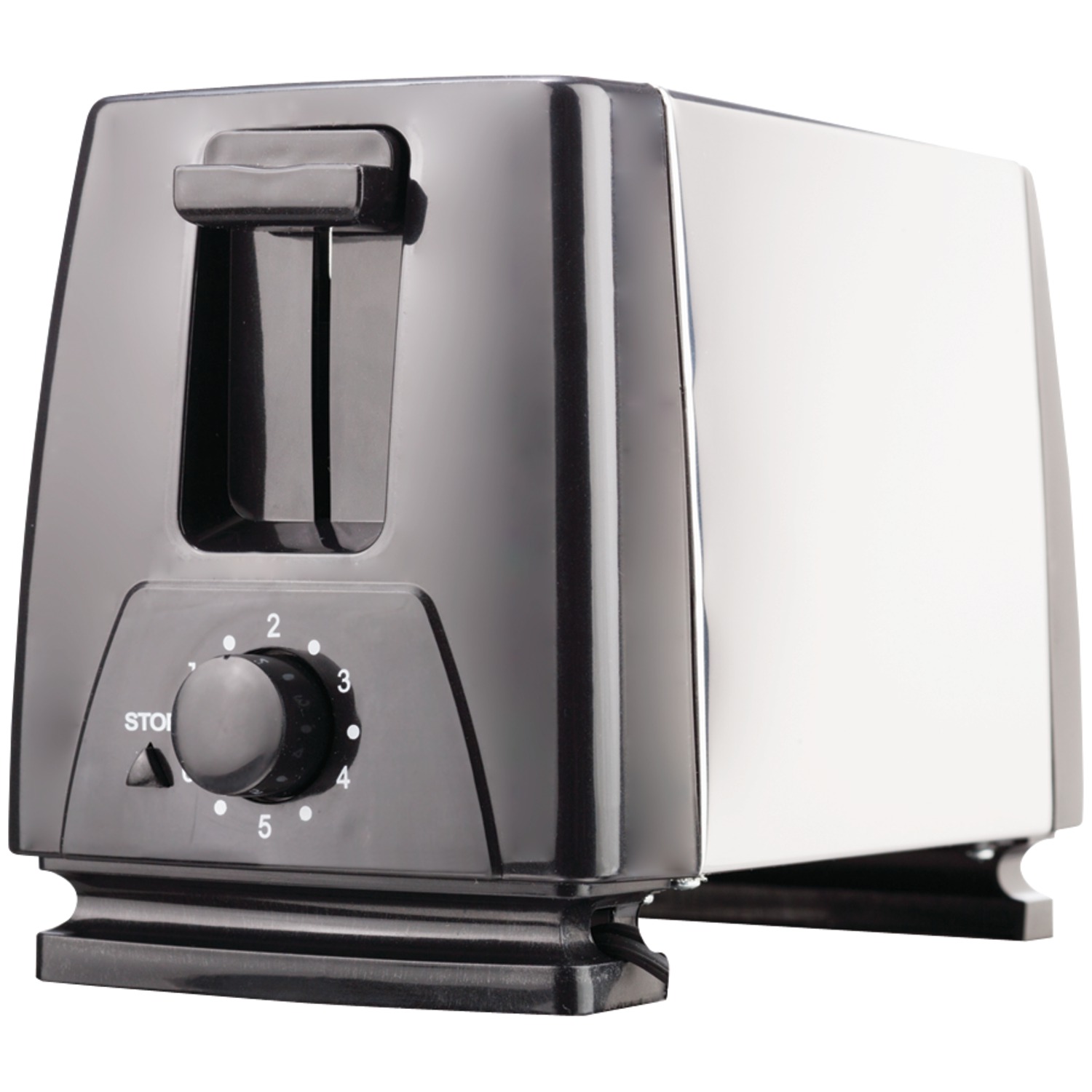 Brentwood 2-Slice Toaster In Stainless Steel And Black