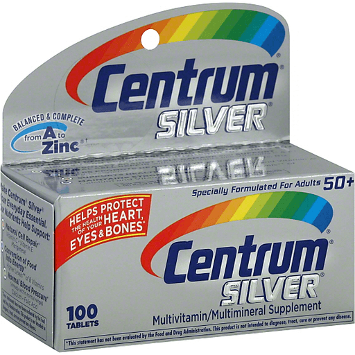 Centrum Silver Multivitamin/Multimineral, Tablets