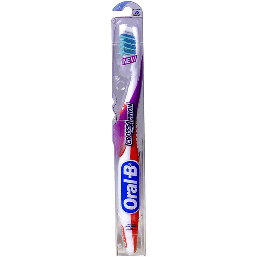 Oral B CrossAction Toothbrush, Compact, Medium 35