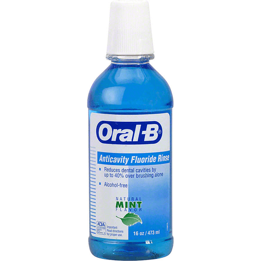 Oral B Anti Cavity Fluoride Rinse, Mint