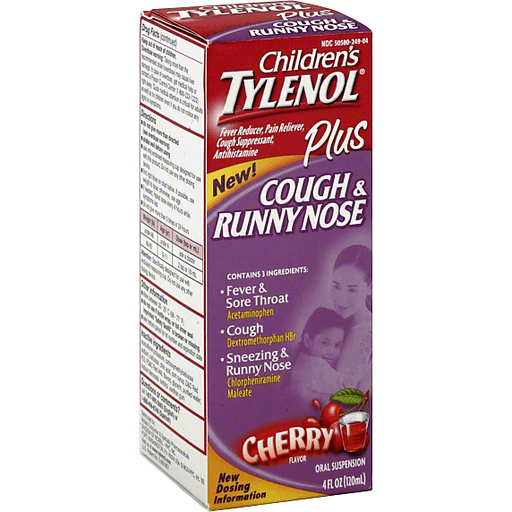 Tylenol Cough & Runny Nose 4 Oz
