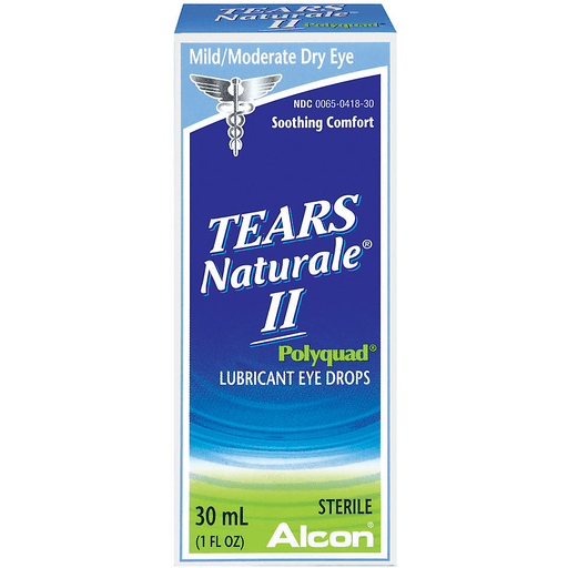 Alcon Lubricant Eye Drops Tears Naturale II Polyquad 1 Oz Box